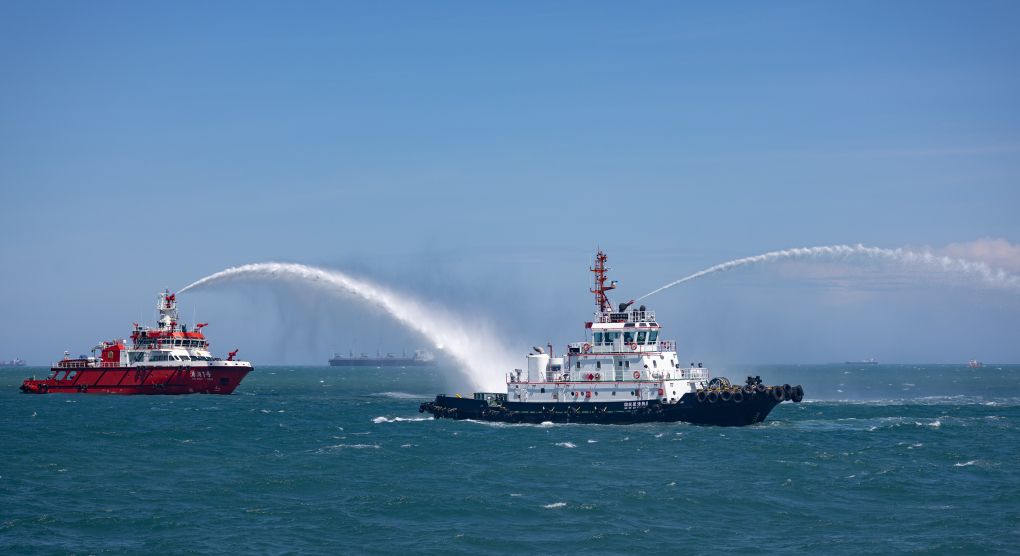 海南洋浦举行西部陆海新通道海上搜